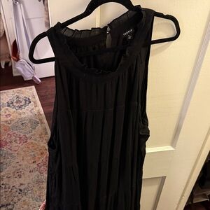 Torrid Black Ruffled Sleeveless Dress
